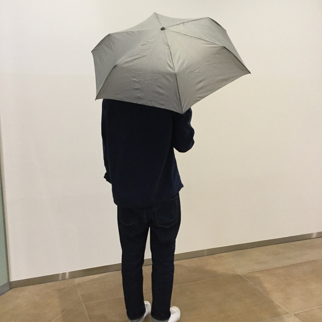 傘グレー引き