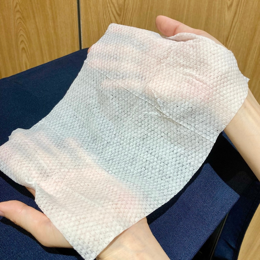 広げたシート