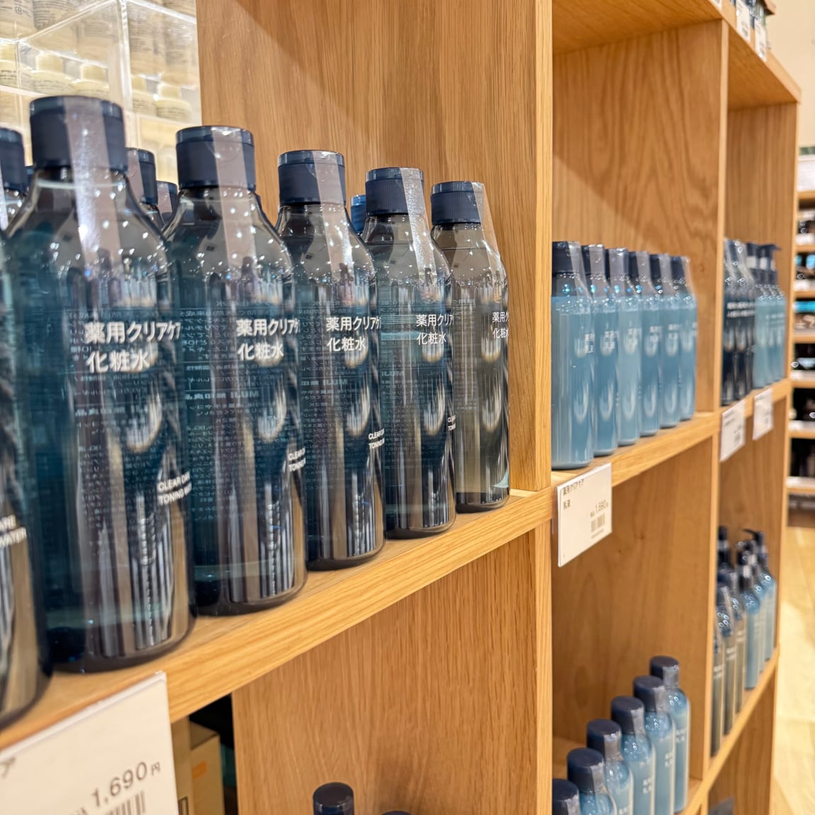 薬用クリアケアシリーズの売場