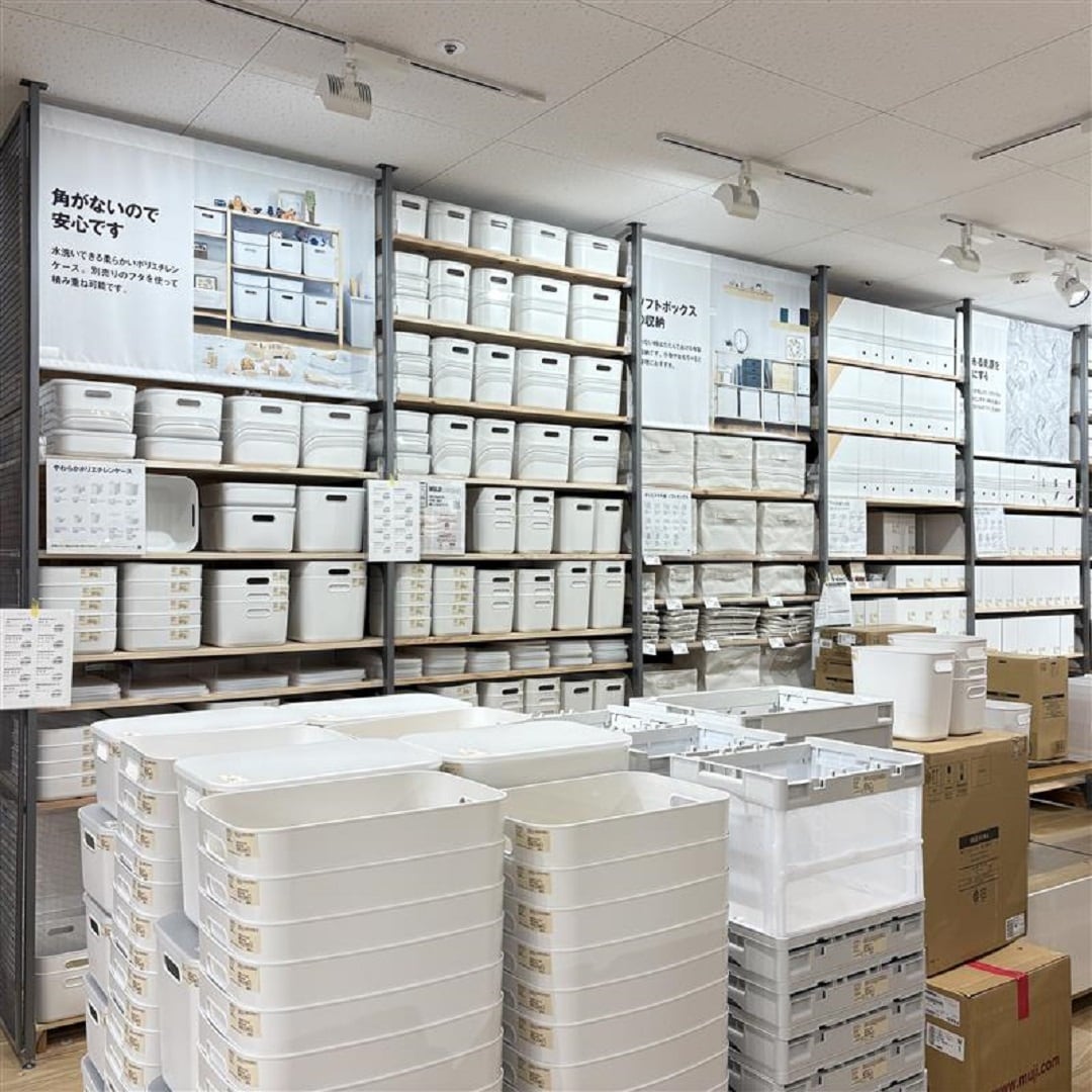 収納売場の写真