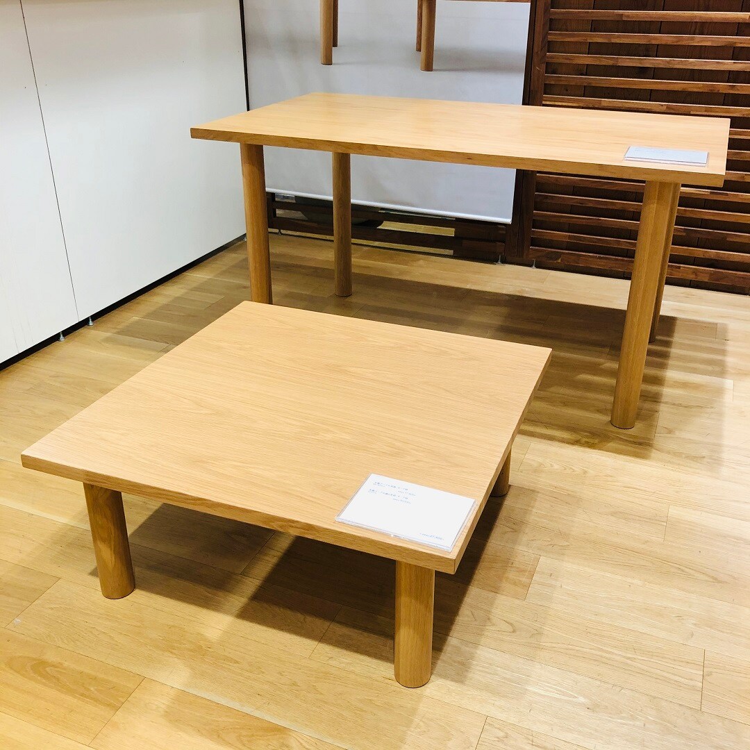 【フェアモール福井】板と脚でできた家具　予約承り中