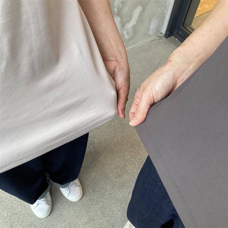 婦人　涼感汗じみしにくいクルーネック半袖Ｔシャツ③