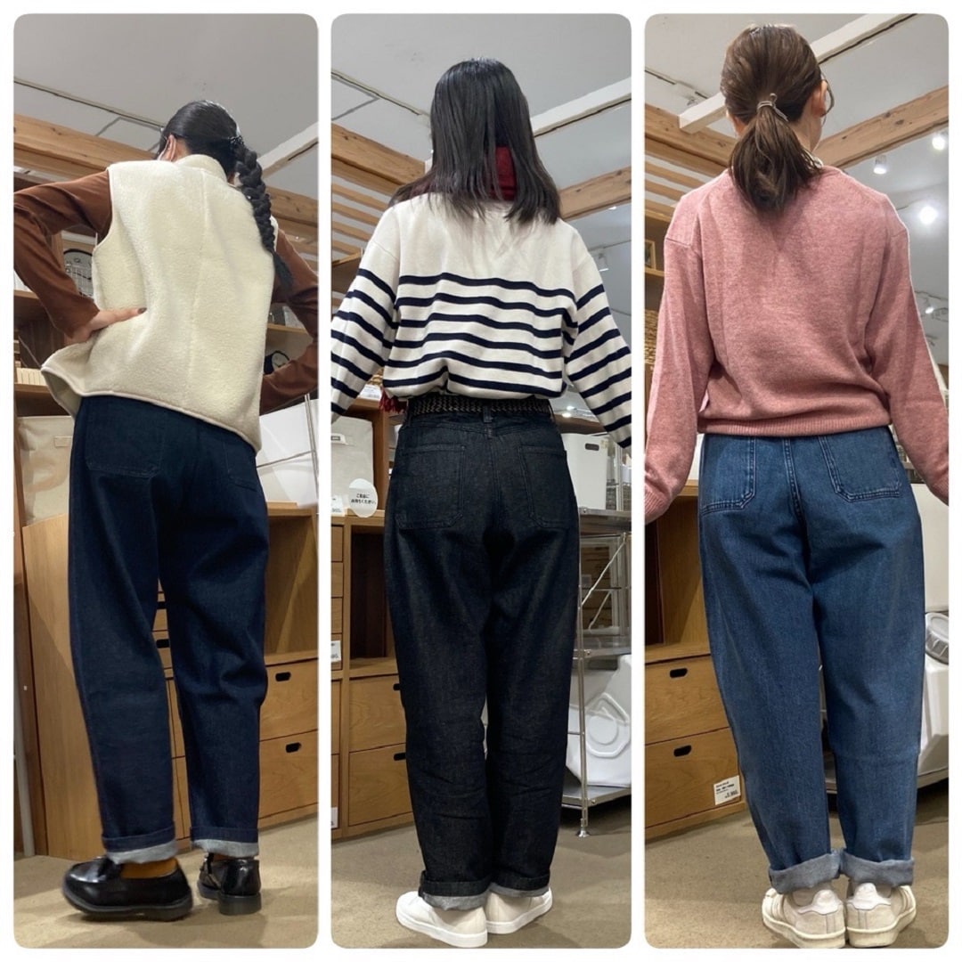 身長別コーデ後ろ姿