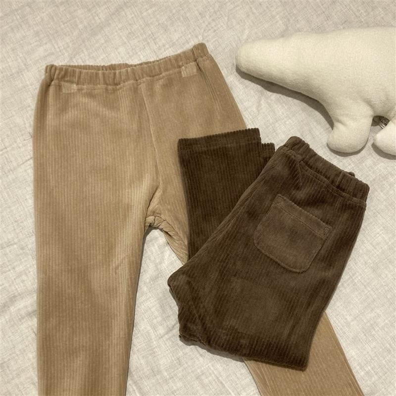 ベビーおなかすっぽりストレッチコーデュロイレギンス