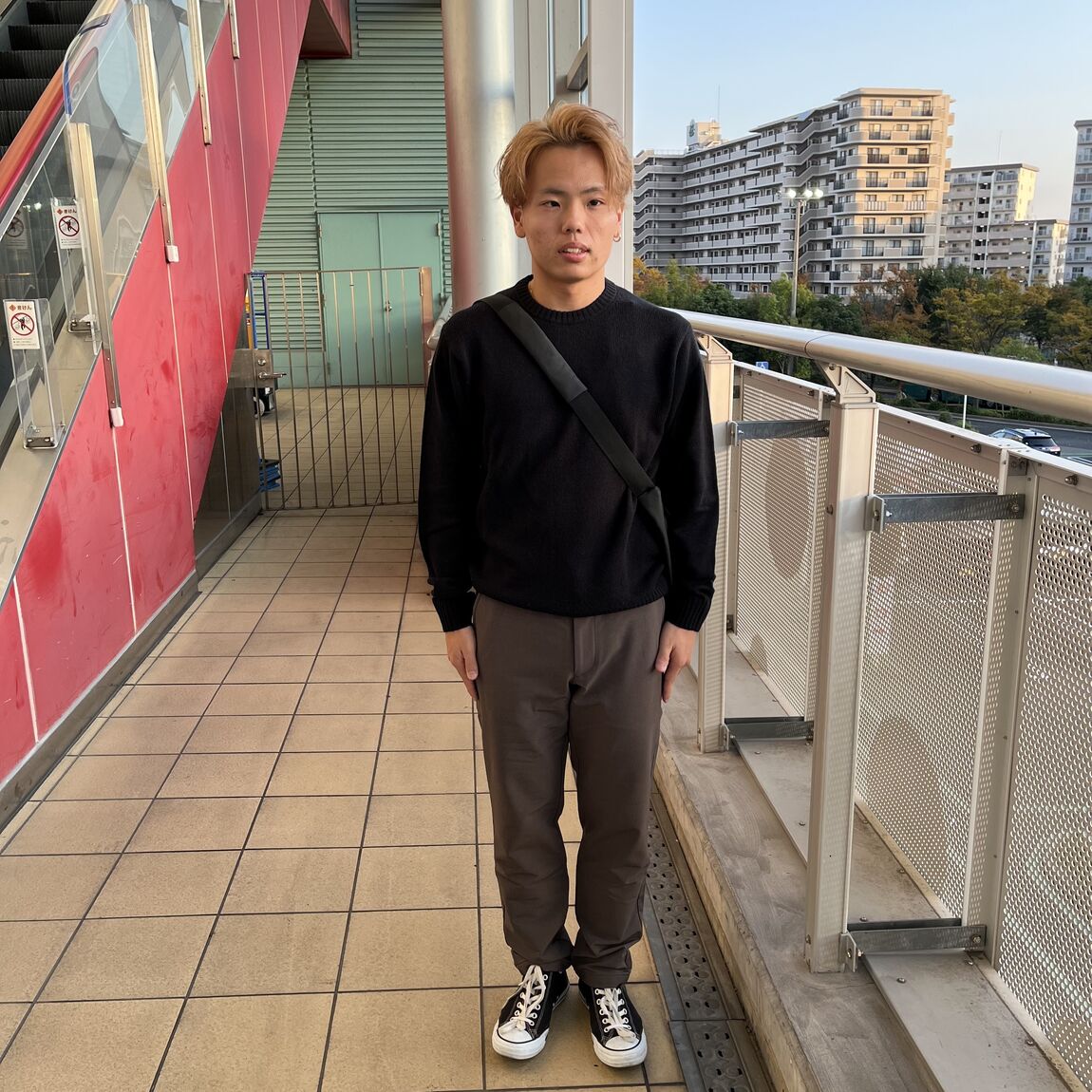 全身コーデの正面