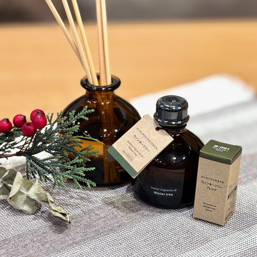 【ザ・モール仙台長町】ウィンターツリーのインテリアフレグランスオイルとエッセンシャルオイル