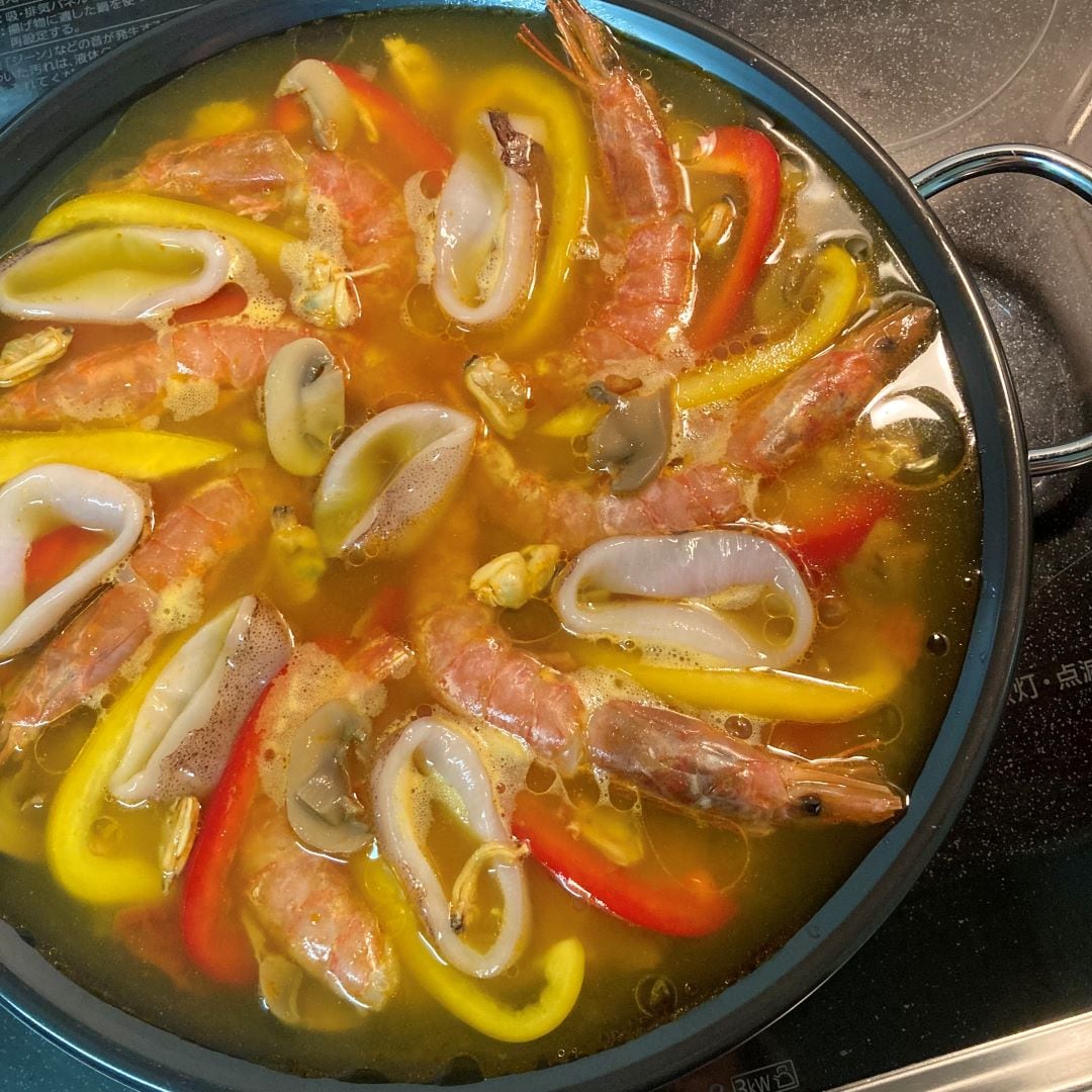 パエリア　煮込み