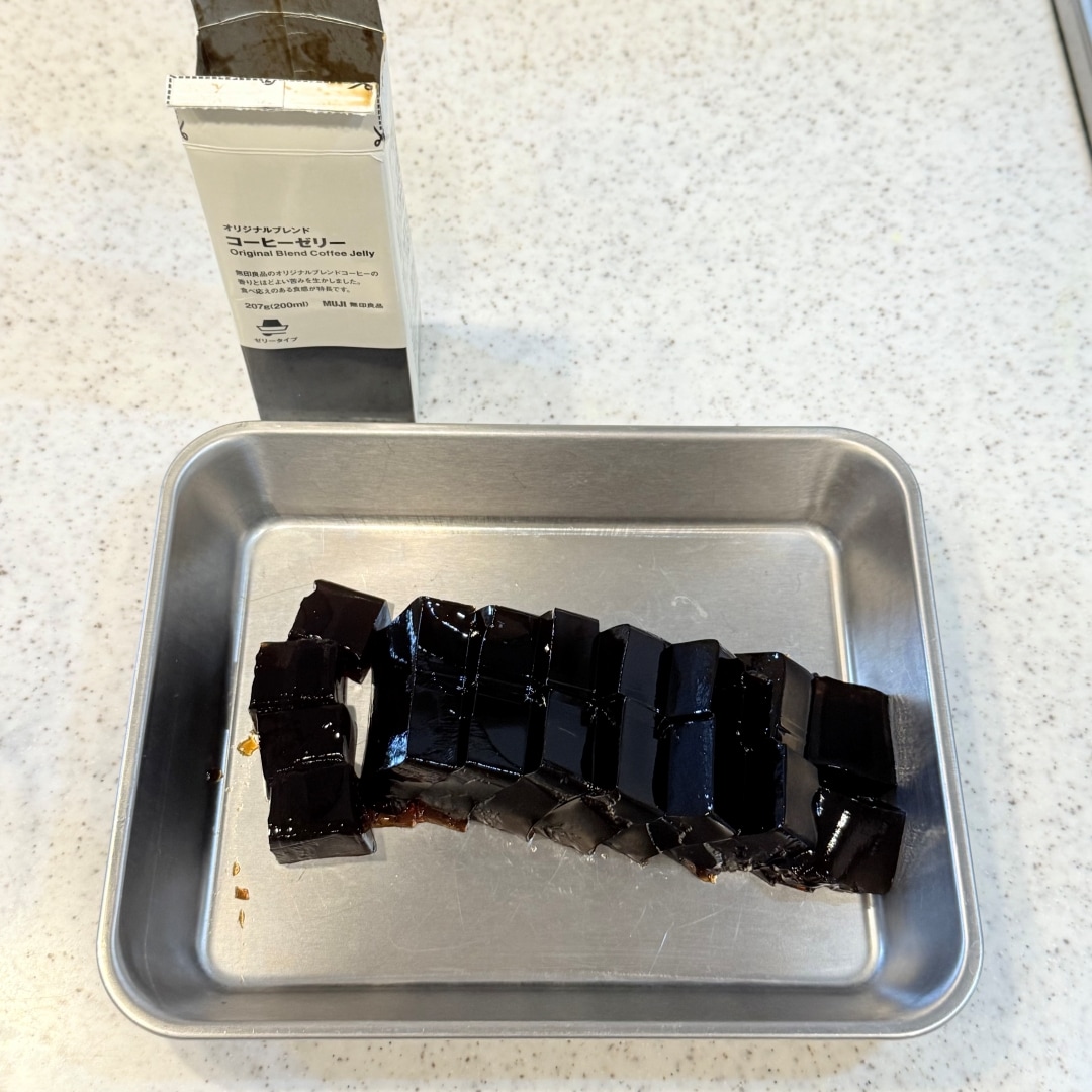 コーヒーゼリーの写真