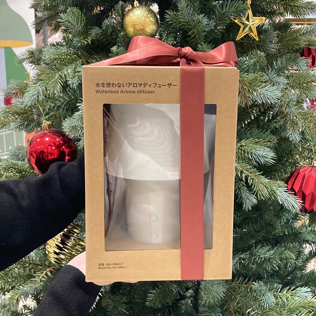 クリスマスプレゼントにおすすめな水を使わないアロマディフューザー紹介の写真