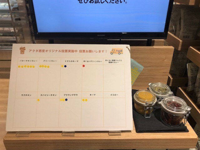 【アクタ西宮】カレー投票