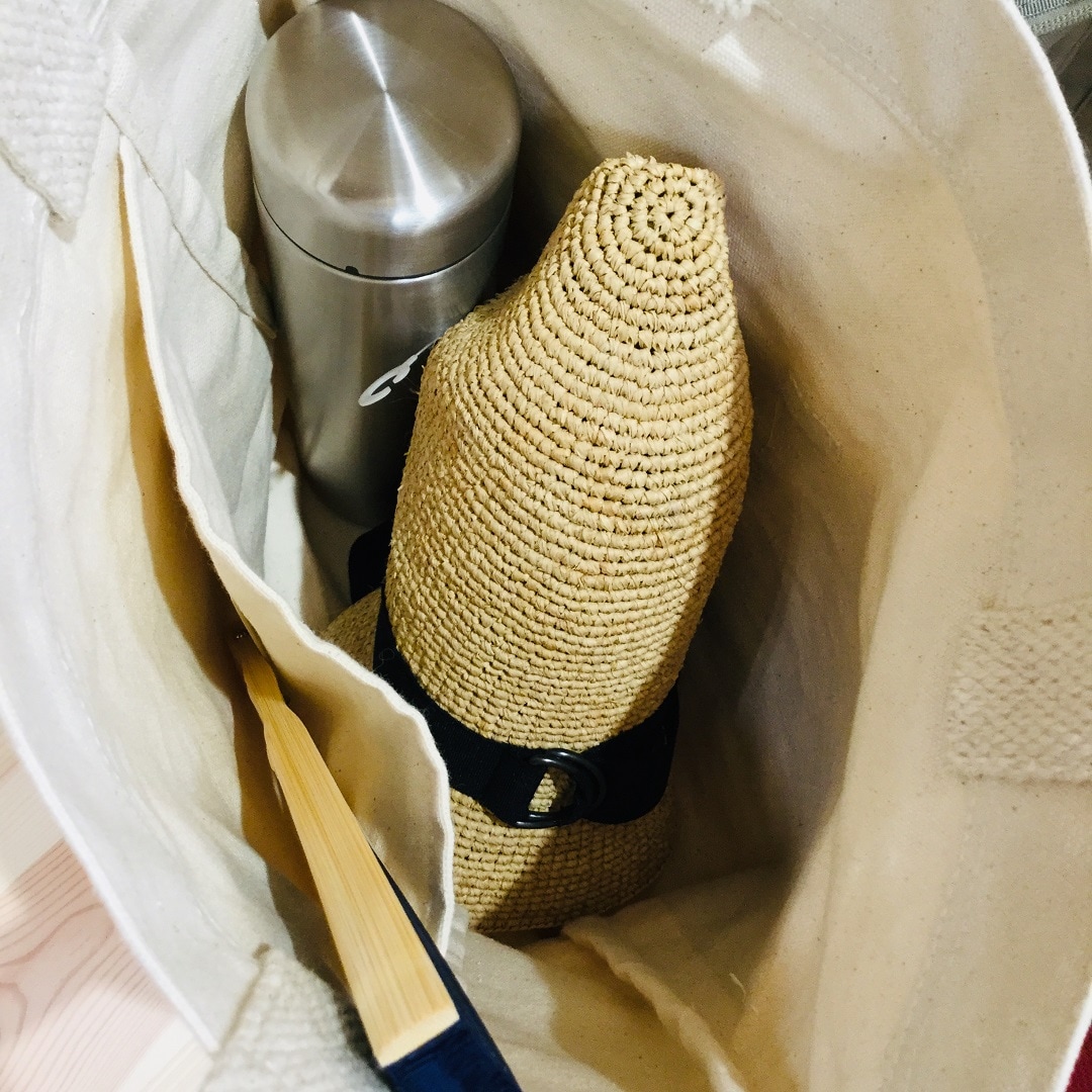 【アピタ千代田橋】夏のお出掛けに。ラフィア中折れハット｜この夏の、くらしのコツ