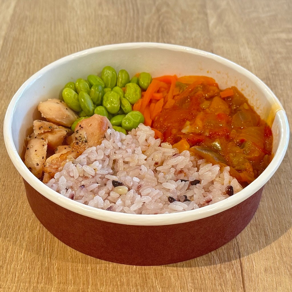 ラタトゥイユとペッパーチキン