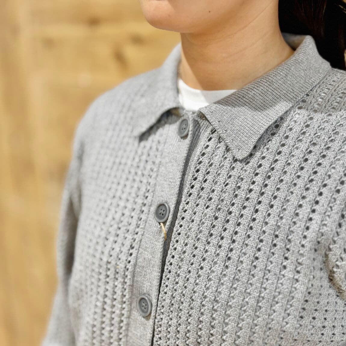 メッシュ編み③