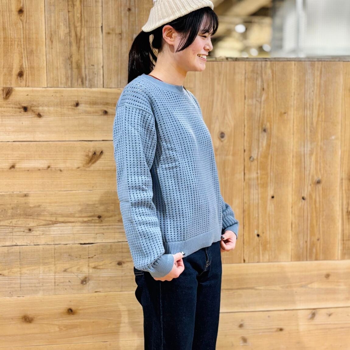 メッシュ編み④