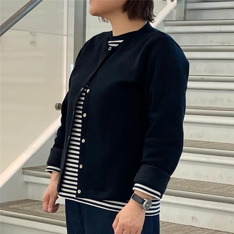 スウェットカーディガン