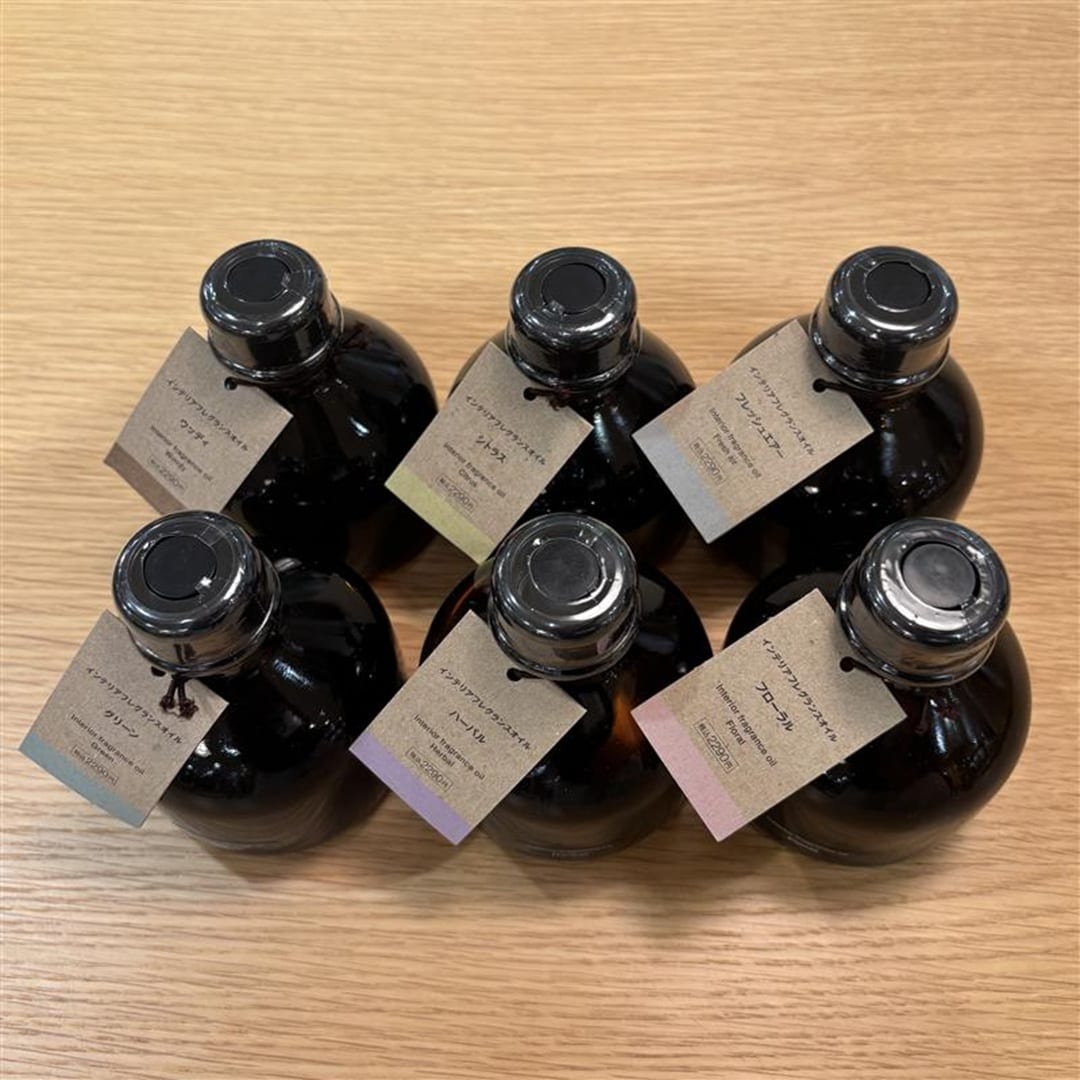 インテリアフレグランスオイル　六種の香り