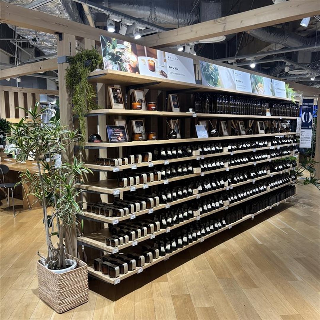 インテリアフレグランスオイル　メイン展開場所