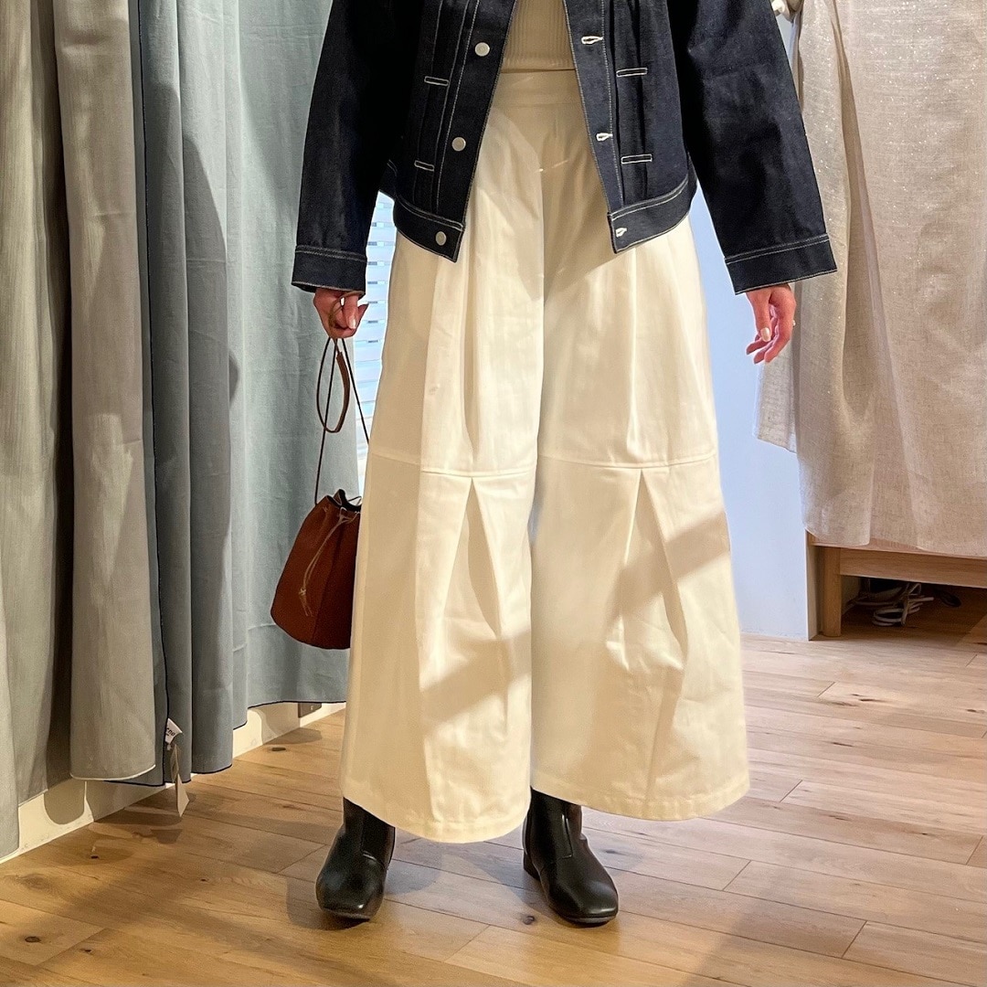 ワイドパンツアップ