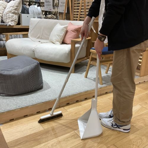 掃除をしている写真