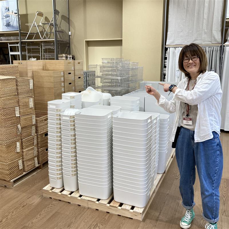 【堅田】収納用品もたくさんご用意しています