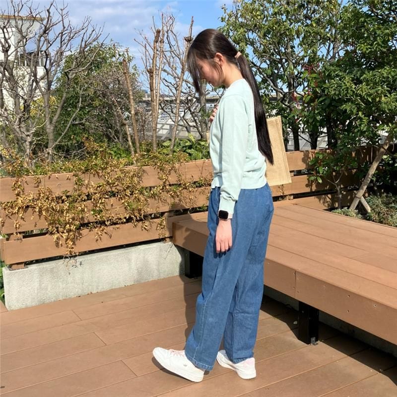 強撚カーディガン