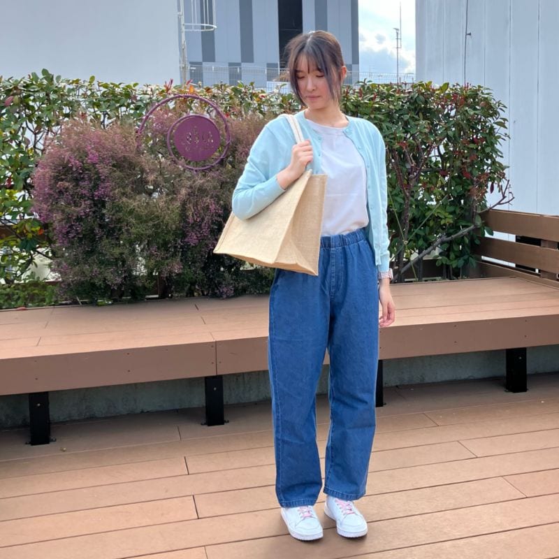 強撚カーディガン