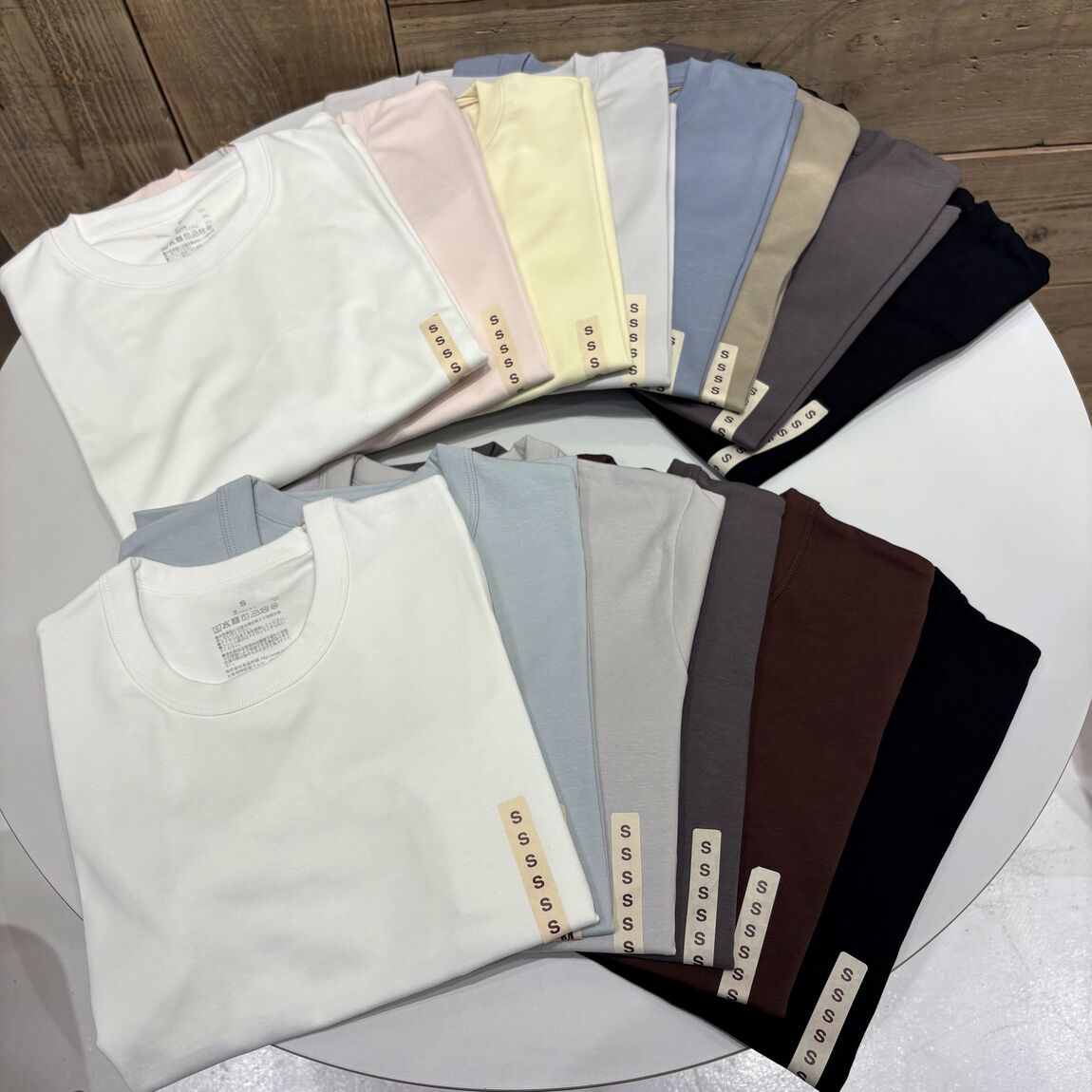 婦人涼感カラーバリエーション