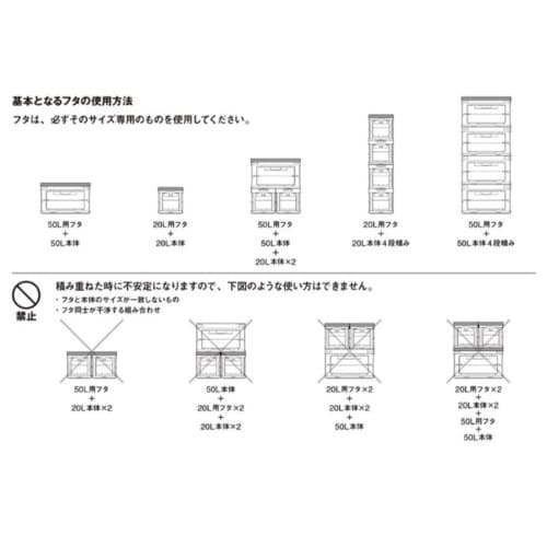 コンテナ積み重ね図