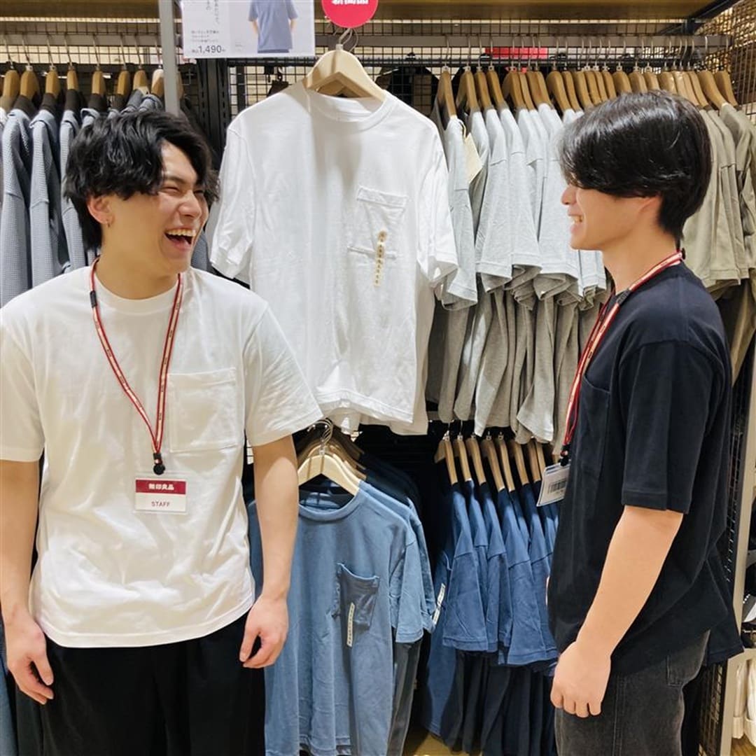 【イオンタウン東習志野】綿100％で肌なじみ良いTシャツが登場しました！