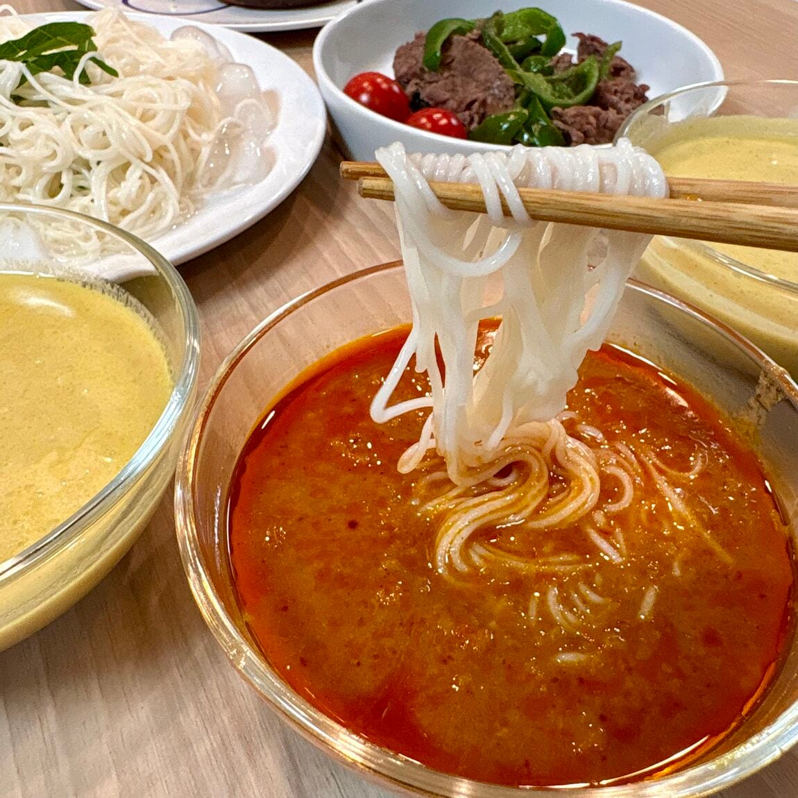 そうめんつけた