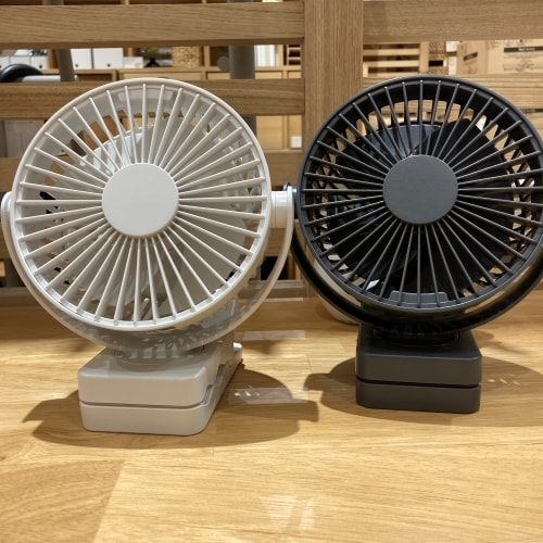 置いても使えるクリップファン