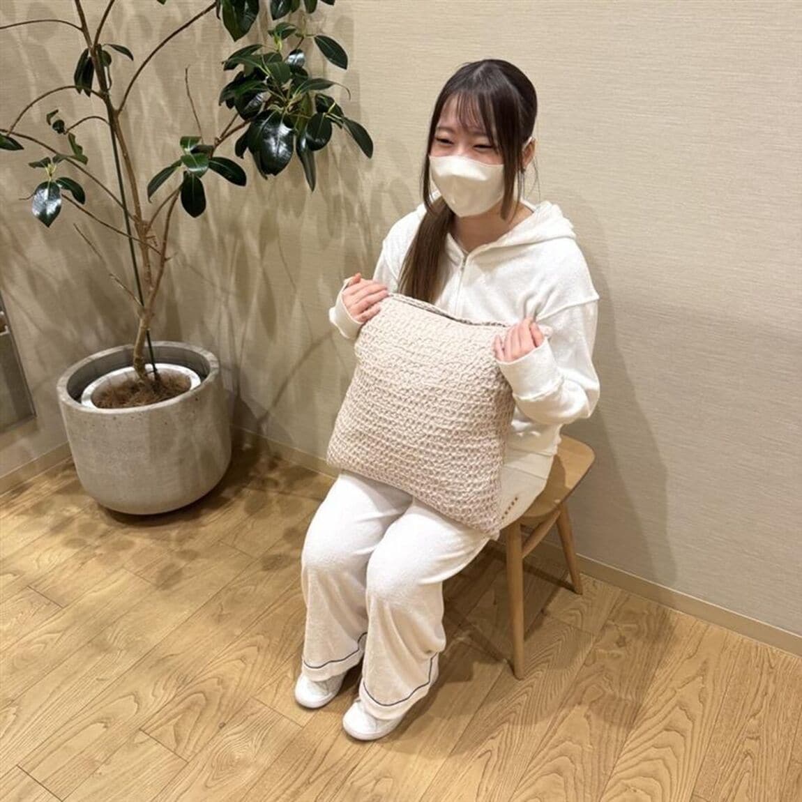 婦人  着るタオル 両面パイル ロングパンツ、ジップパーカー