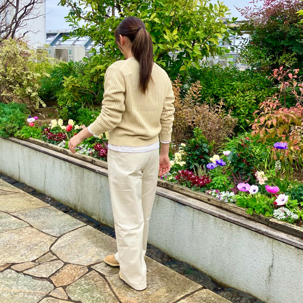 メッシュセーター