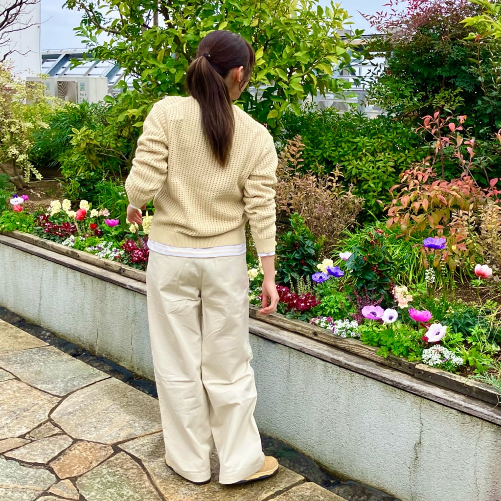 メッシュセーター