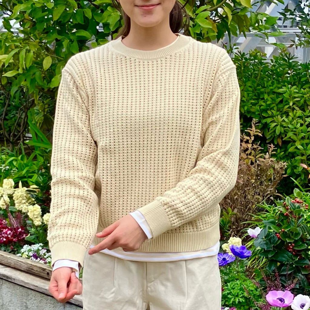 メッシュセーター