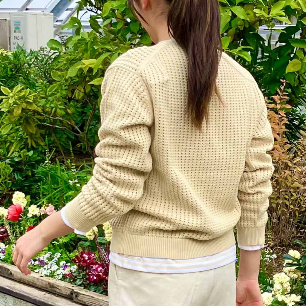 メッシュセーター