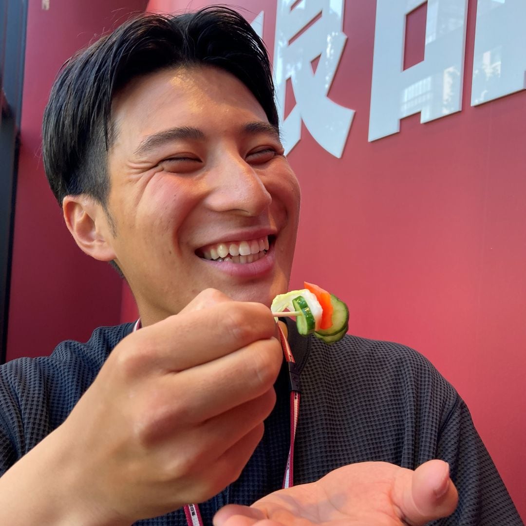 さっぱりと野菜を採ることができます。