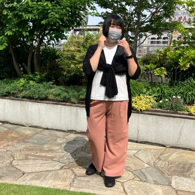 風を通すイージーパンツ