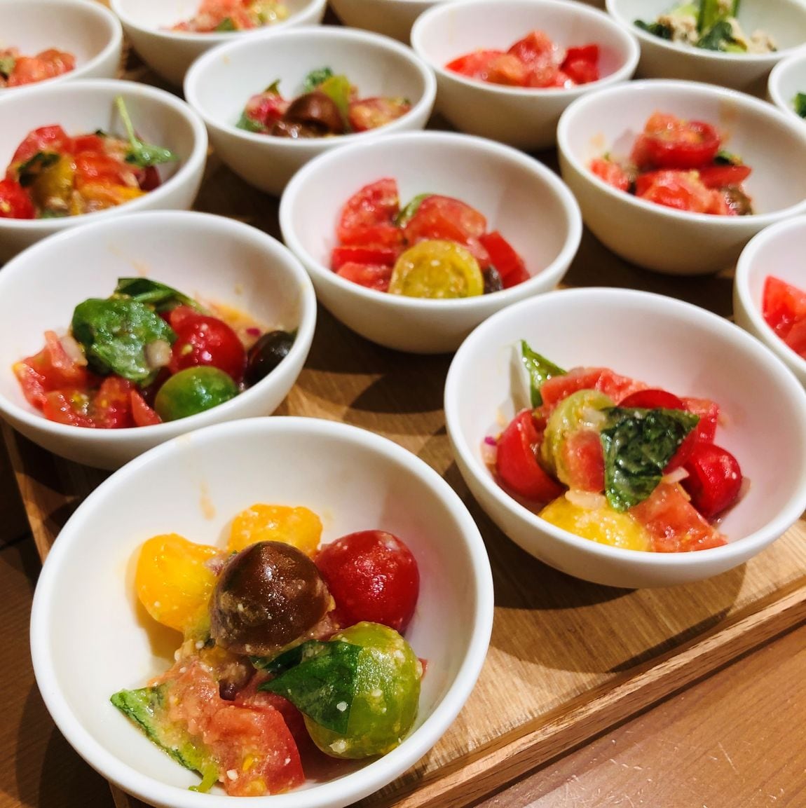 Cafe Meal名古屋名鉄百貨店 夏かわいい カラフルトマトのサラダ 無印良品