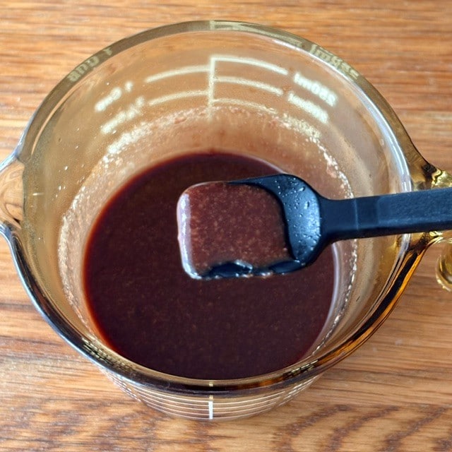 チョコようかん加熱後