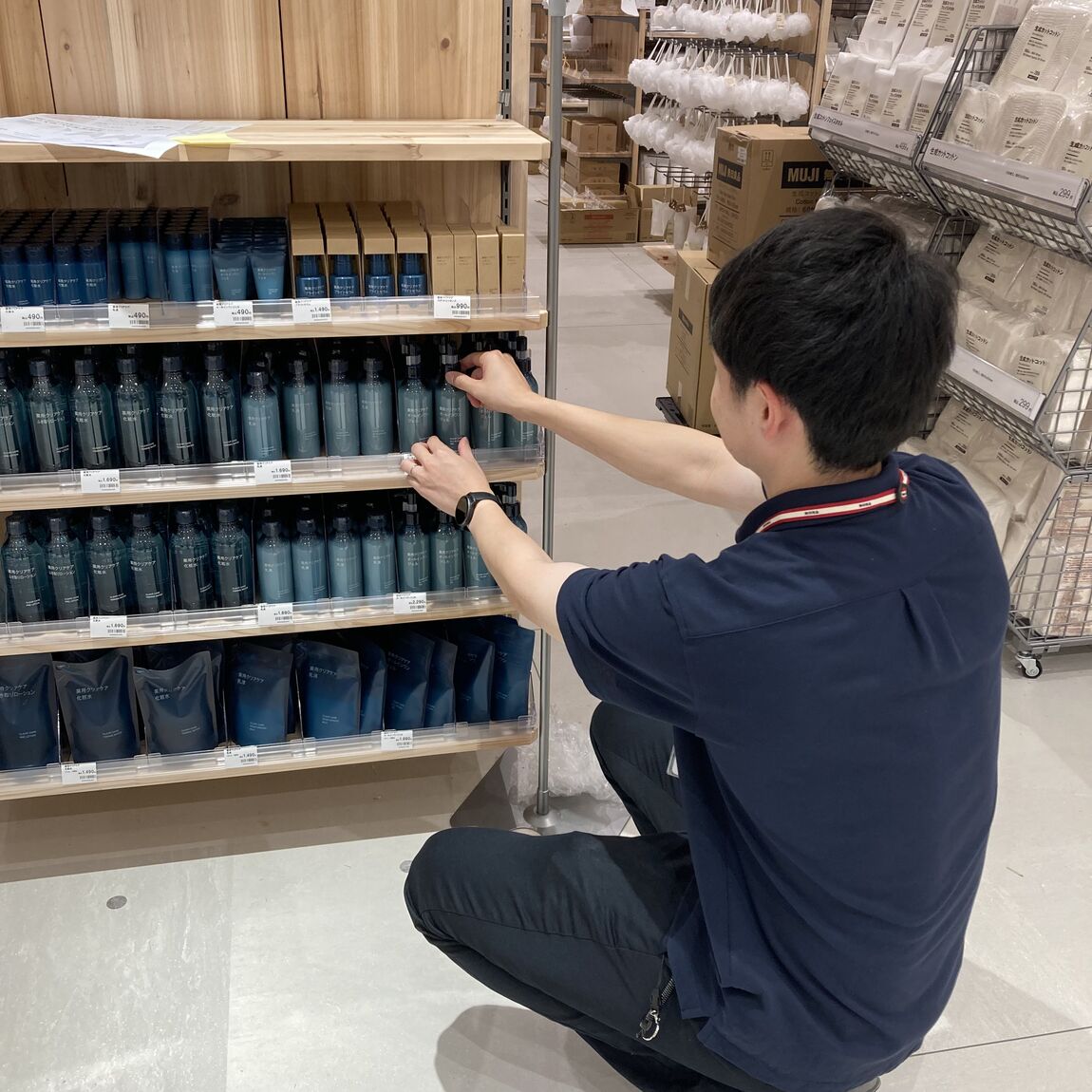スキンケア売場