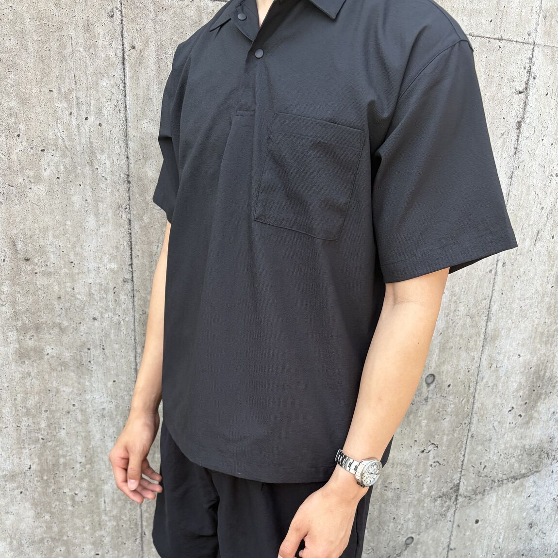 風を通す服