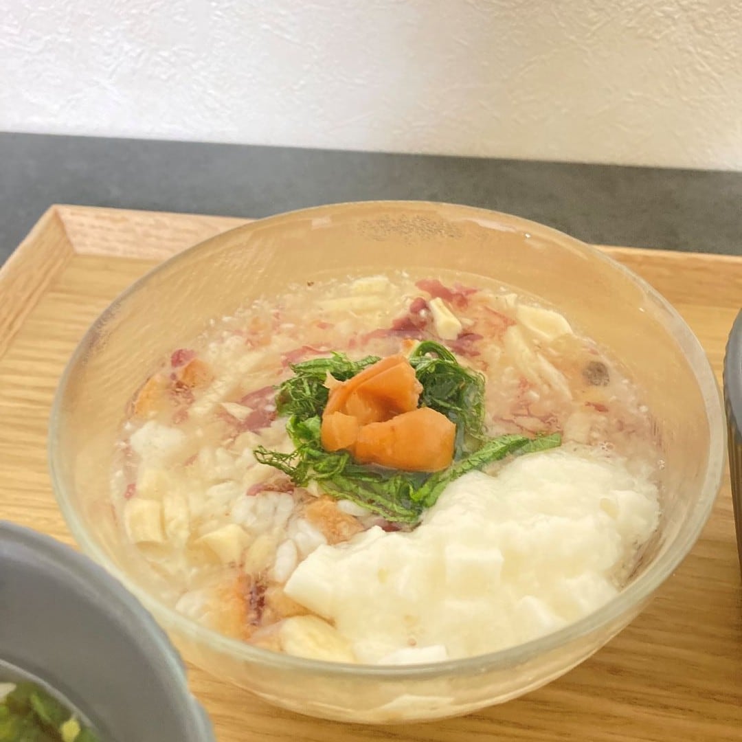 梅と長いも