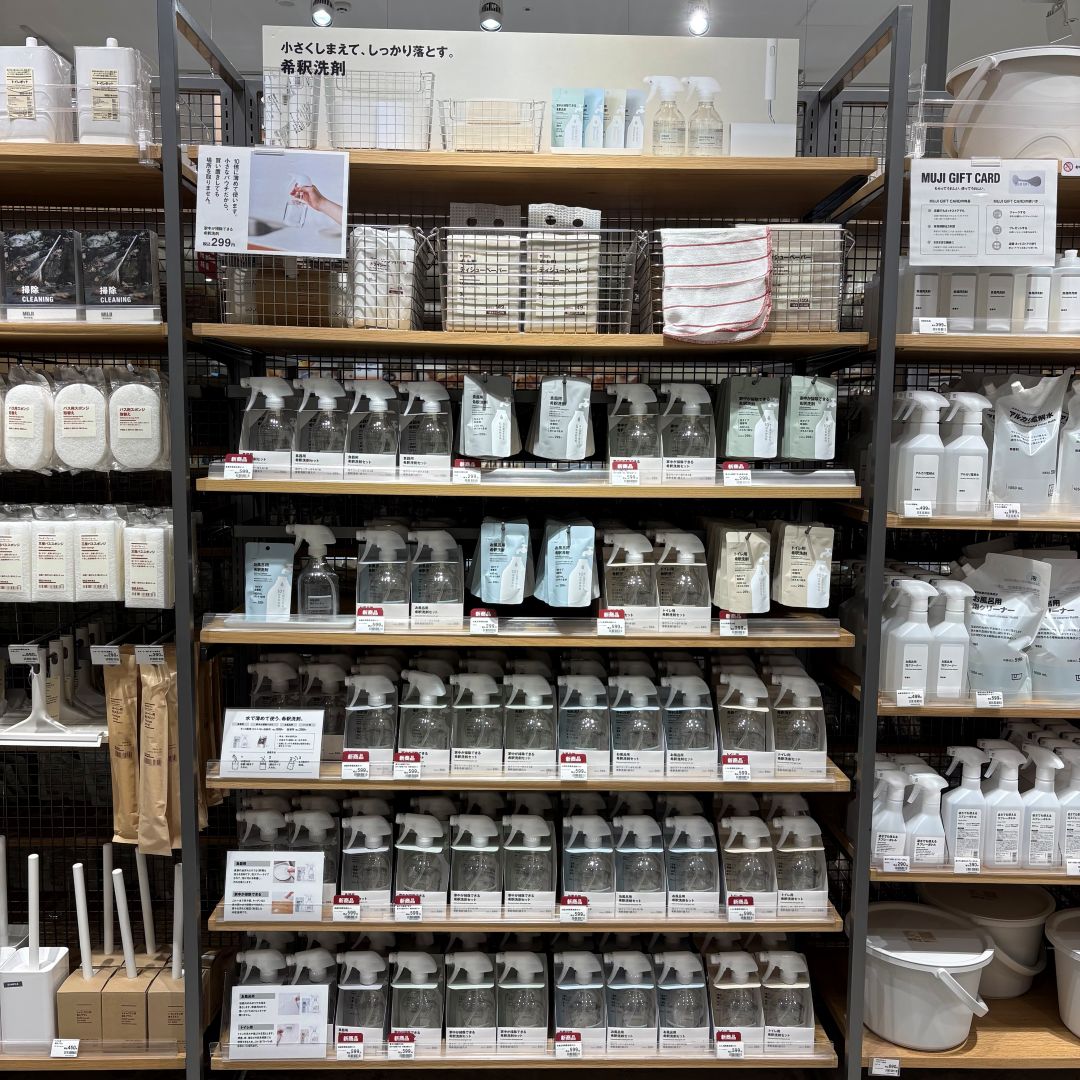 希釈洗剤売場