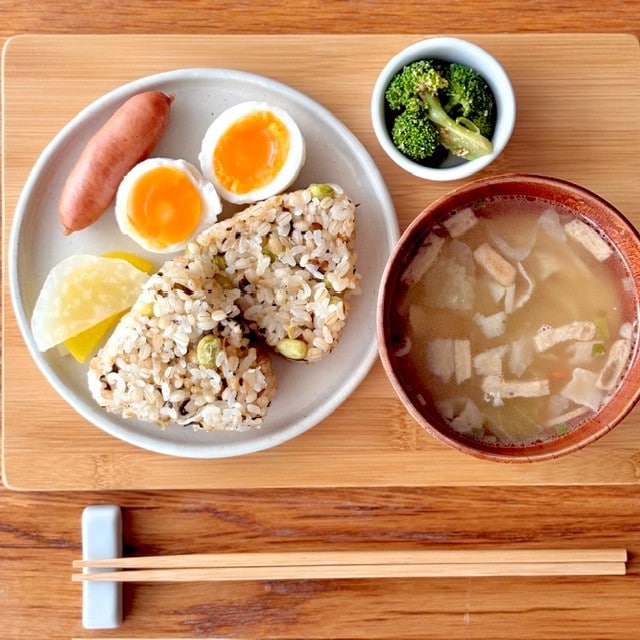 枝豆朝定食