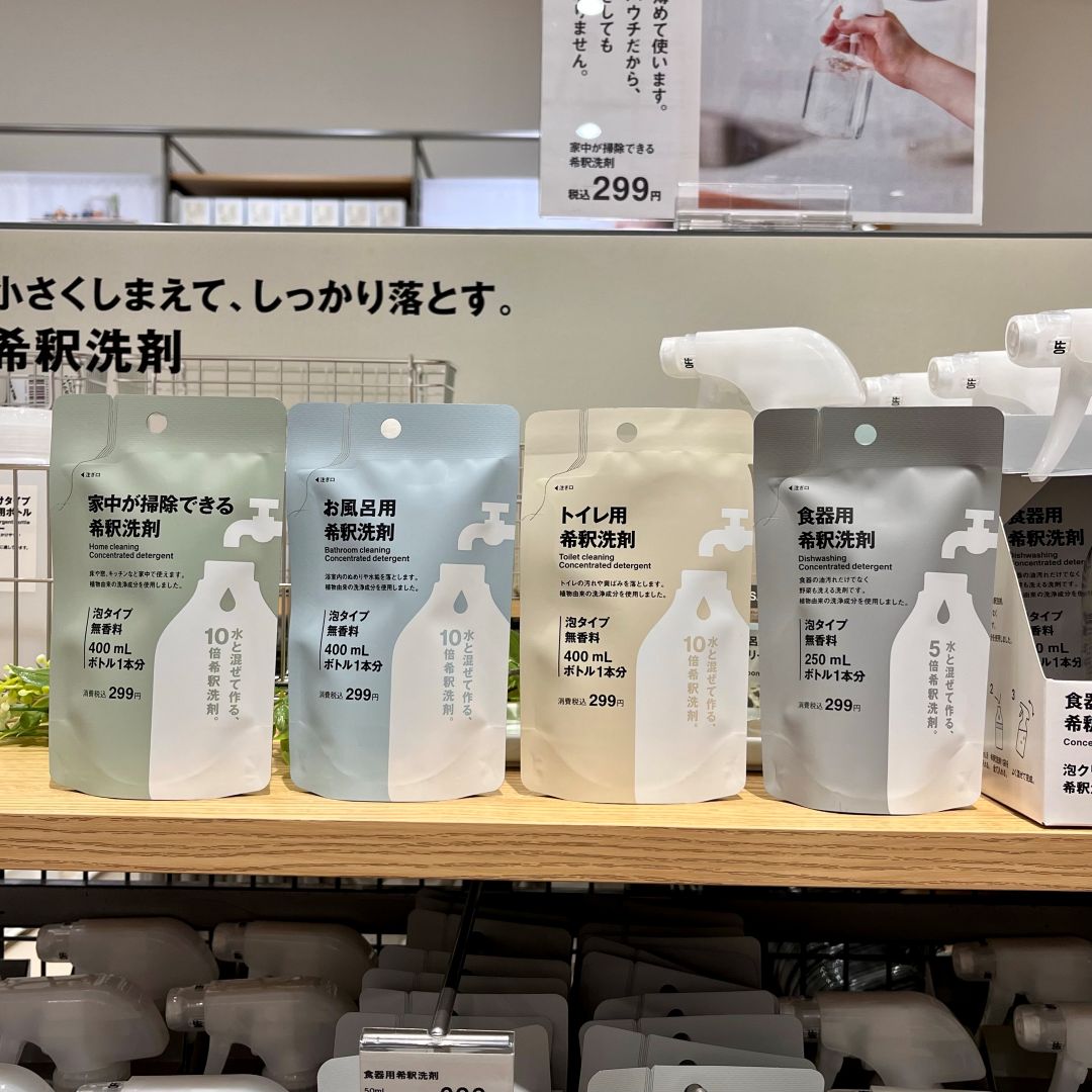 希釈洗剤詰替え