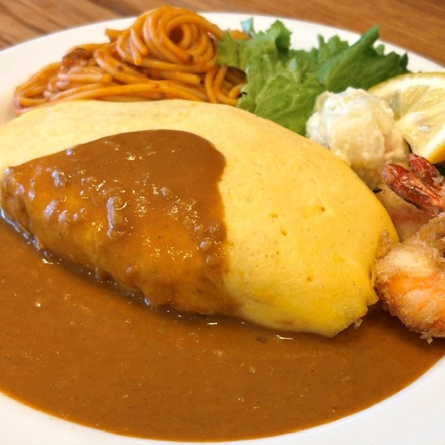 【調布パルコ】夏休みごはん　海老クリームオムカレー　トルコライス風_Geeo5i