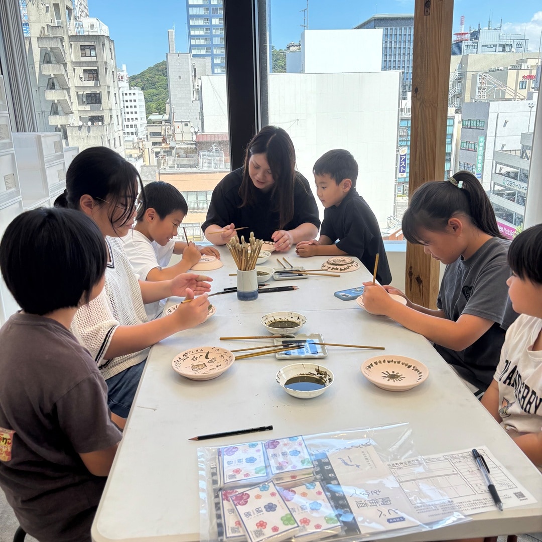 【いよてつ髙島屋】つながる市　砥部焼絵付け体験_DUG102