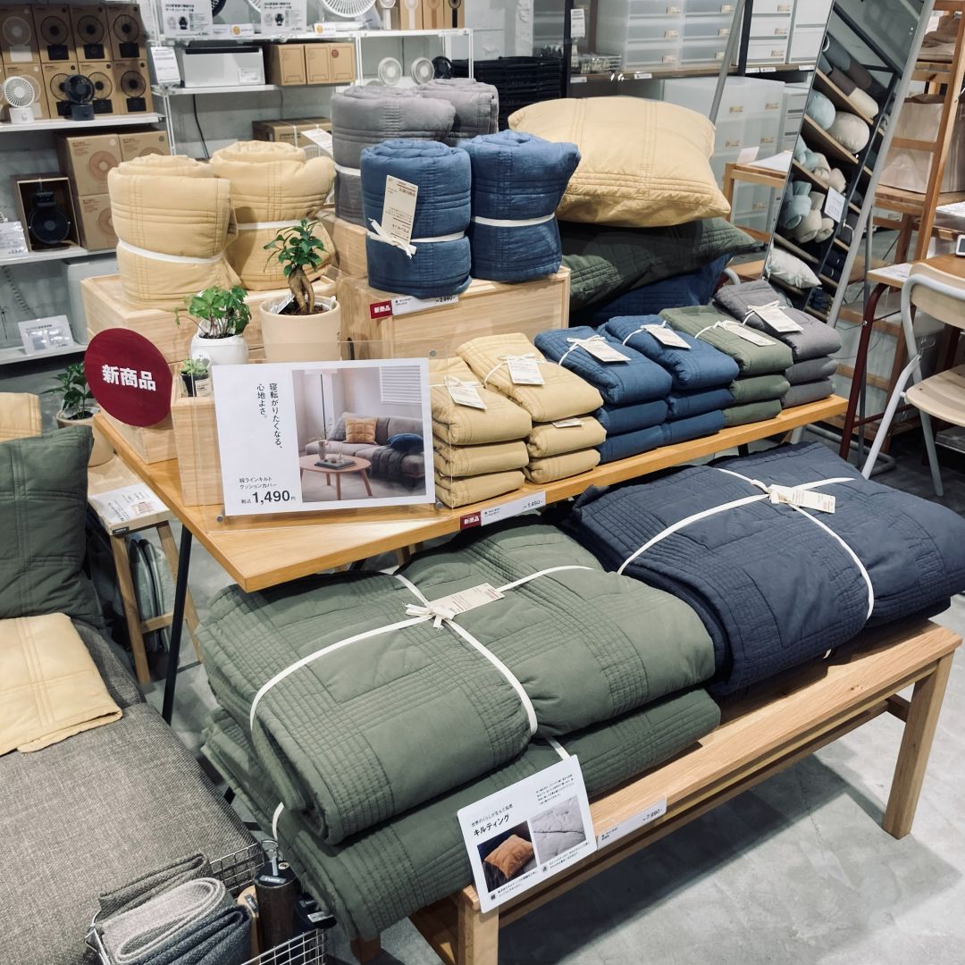 【自由が丘】新商品　洗いざらし　キルト_QaOD3n