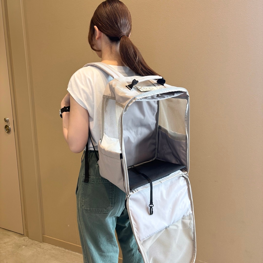 【砺波】ペット用キャリーバッグリュック型のご紹介_u7oBgP